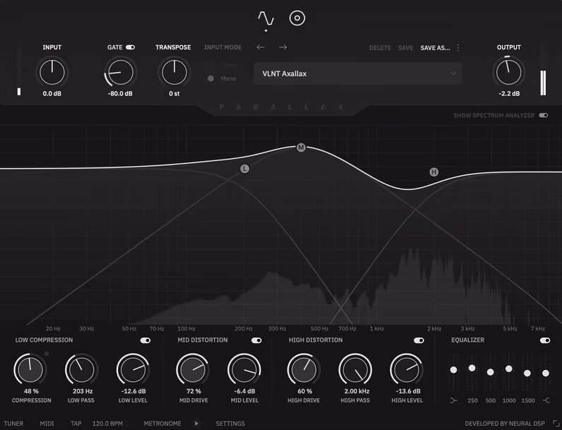 Parallax X by Neural DSP