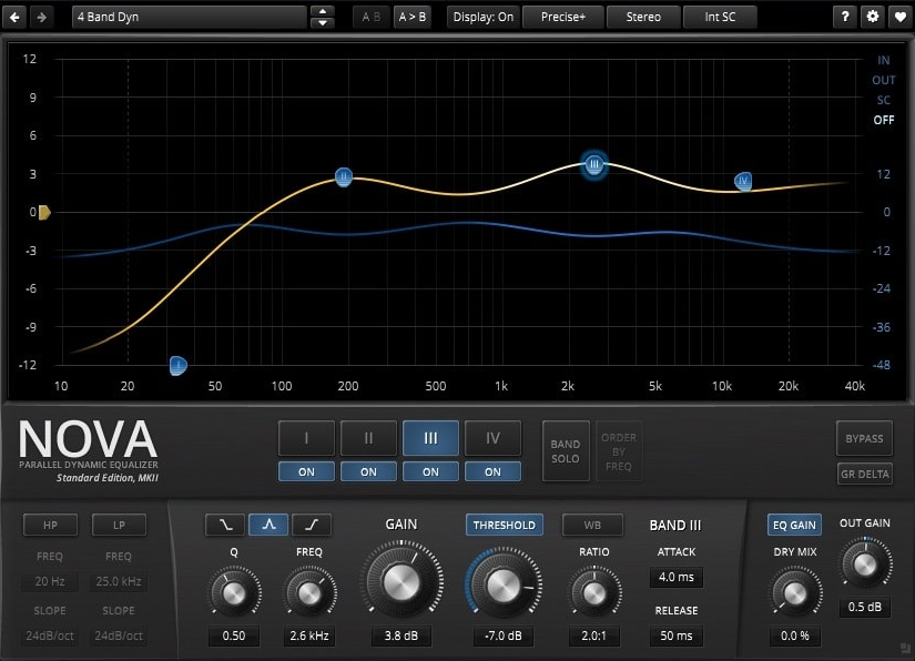 TDR Nova Parallel Dynamic Equalizer