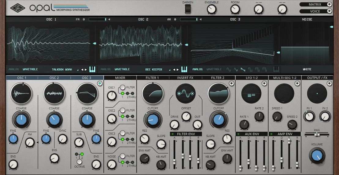 UAD Opal Morphing Synth