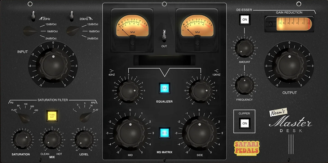 Safari Pedals Noam's Mastering Console