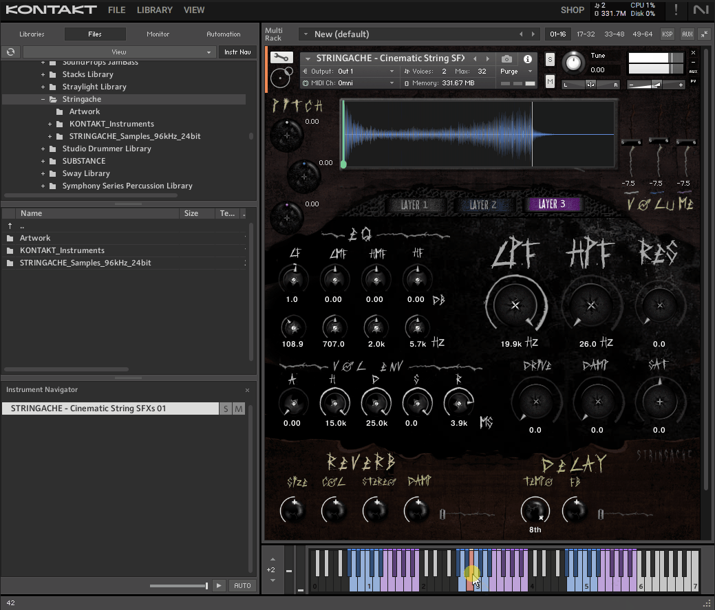 Silence+Other Sounds Stringache