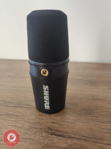 Shure MV7X mic for podcasters