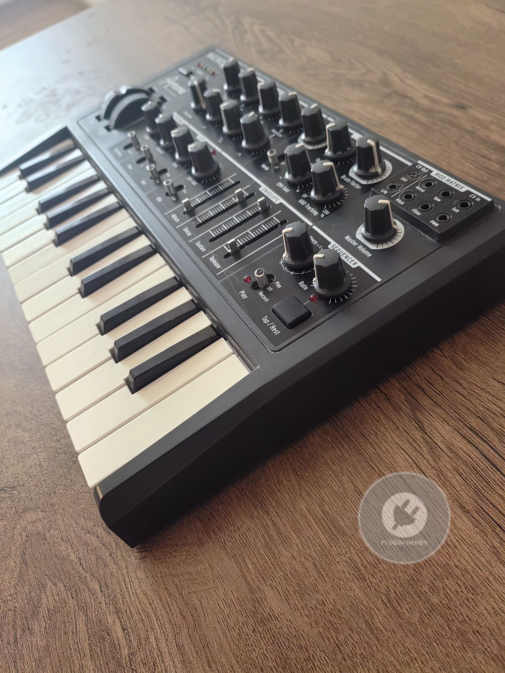 Arturia MicroBrute side view